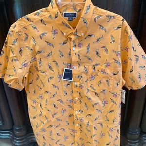 Men’s parrot shirt new with tags